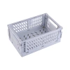 Large folding plastic storage box, student desktop organization, planner tape, stationery folding basketball basket, storage basket manufacturer Item Picture